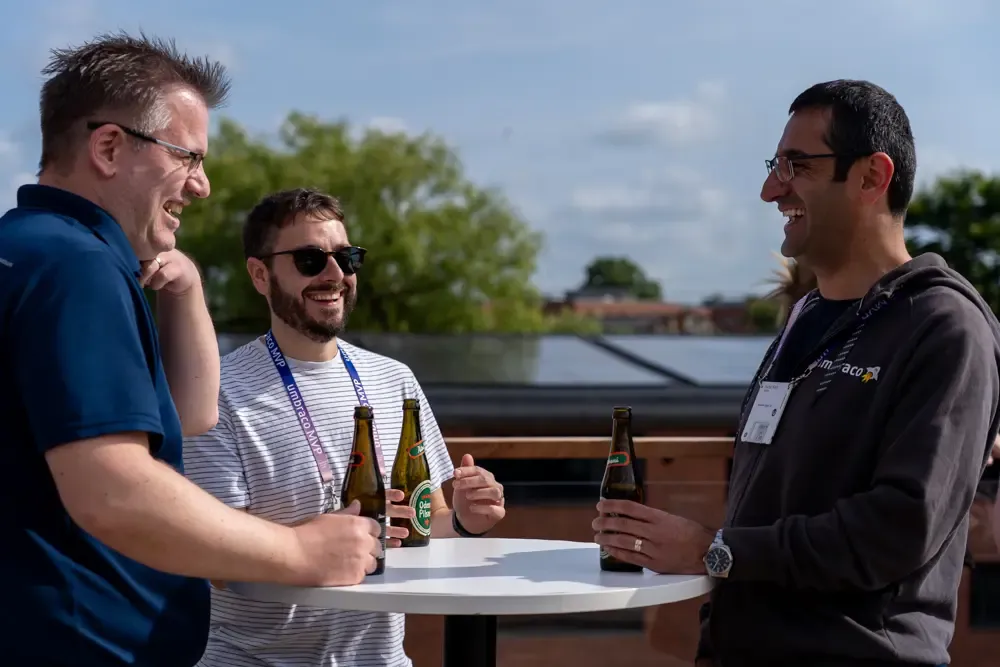 Me, Jan and Nurhak hanging out before the MVP Summit dinner