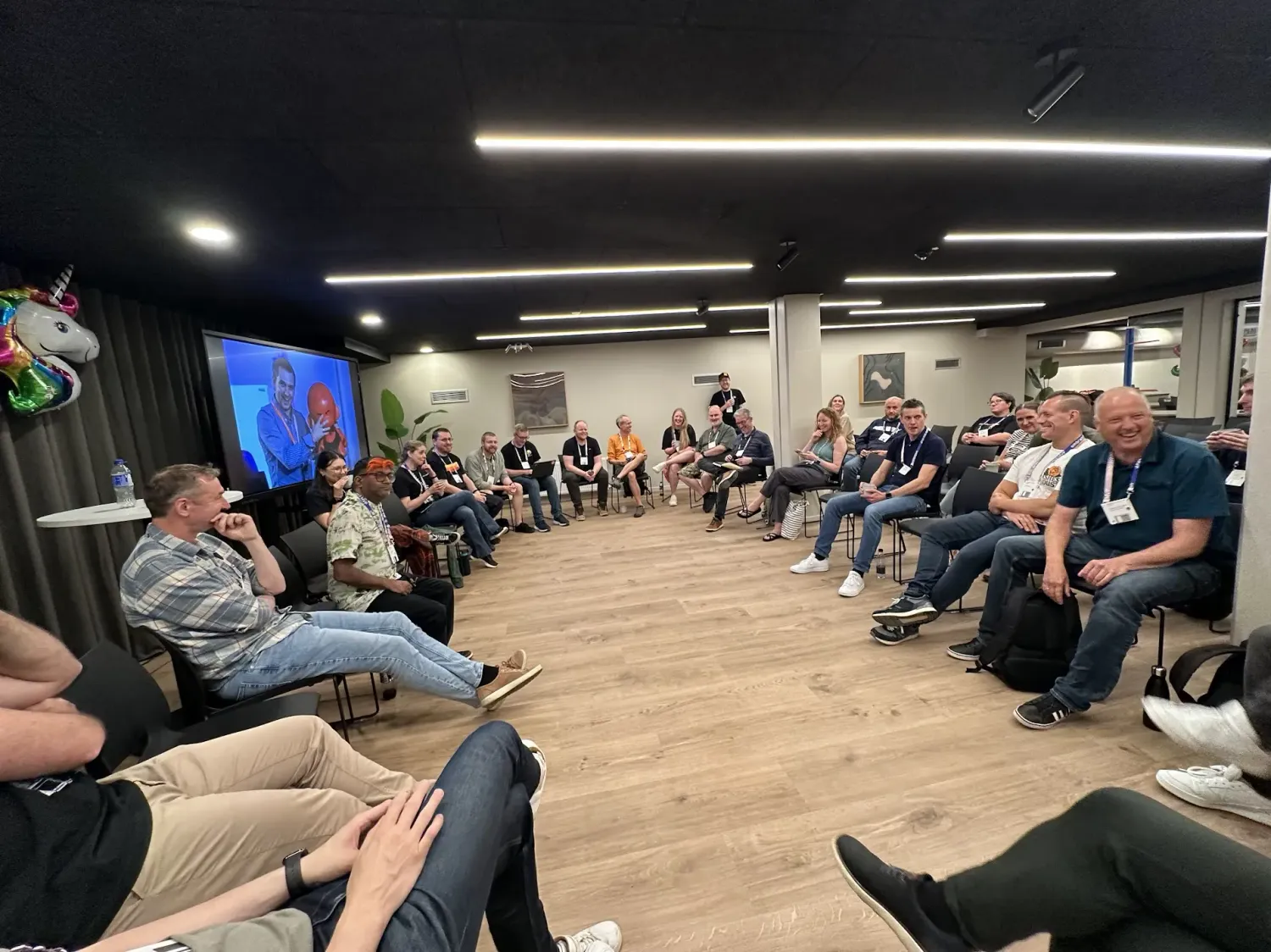 One of the circle discussion groups that took place during the MVP Summit